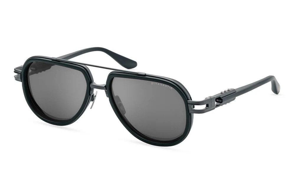 Dita VASTIK DTS441-A - 02 - 59 Okulary przeciwsłoneczne Czarny Pilotki (aviator)