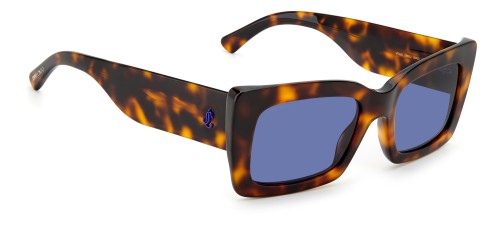 Jimmy Choo VITA/S - 086KU - 54 Okulary przeciwsłoneczne Havana Kanciaste