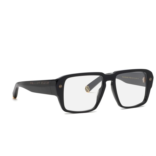 Philipp Plein VPP081 HEXAGON - 0700 - 55 Oprawki korekcyjne Czarny Kanciaste
