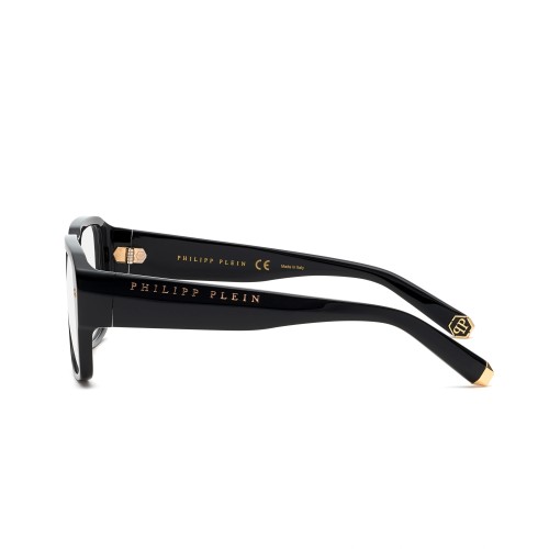 Philipp Plein VPP081 HEXAGON - 0700 - 55 Oprawki korekcyjne Czarny Kanciaste