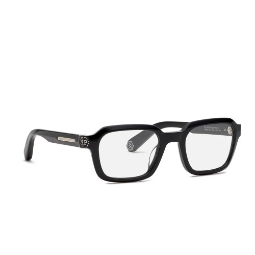 Philipp Plein VPP083 BRAVE SHADE - 0700 - 52 Oprawki korekcyjne Czarny Kanciaste