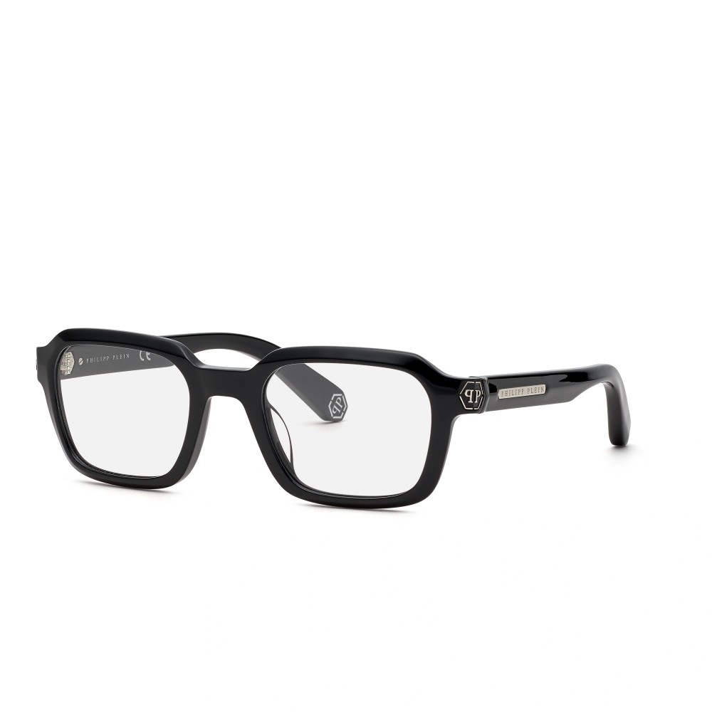 Philipp Plein VPP083 BRAVE SHADE - 0700 - 52 Oprawki korekcyjne Czarny Kanciaste
