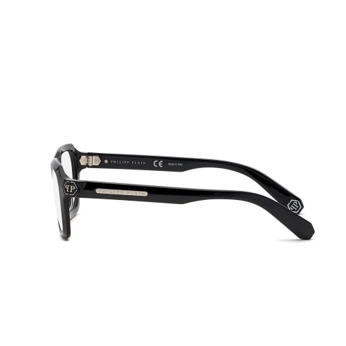 Philipp Plein VPP083 BRAVE SHADE - 0700 - 52 Oprawki korekcyjne Czarny Kanciaste