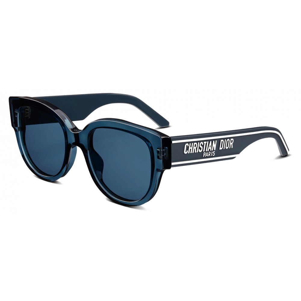 Dior WILDIOR BU - 30B0 B - 54 Okulary przeciwsłoneczne Niebieski Kocie oczy