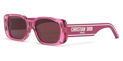 Dior WILDIOR S2U - 73D0 B - 53 Okulary przeciwsłoneczne Różowy Kanciaste