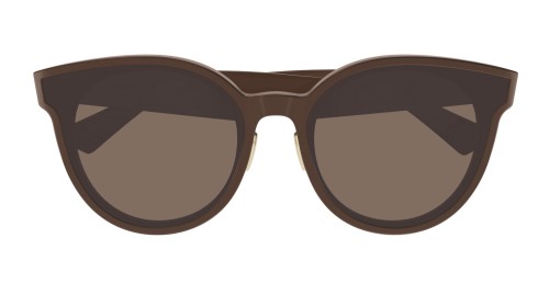 Bottega Veneta BV0304SK - 005 - 66 Okulary przeciwsłoneczne Brązowy Pillow (zaokrąglony)