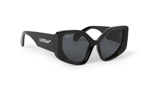 Off-White OERI076 DENVER - 1007 - 55 Okulary przeciwsłoneczne Czarny Motyl