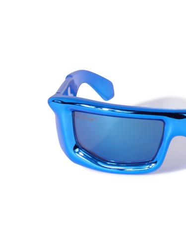 Off-White OERI074 VOLCANITE - 4545 - 58 Okulary przeciwsłoneczne Niebieski Kanciaste