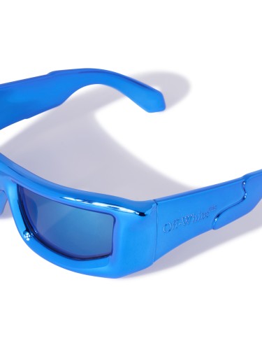 Off-White OERI074 VOLCANITE - 4545 - 58 Okulary przeciwsłoneczne Niebieski Kanciaste