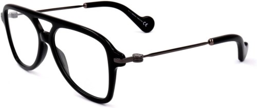 Moncler ML5081 - 001 - 56 Oprawki korekcyjne Czarny Pilotki (aviator)