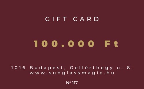 Sunglass Magic - Ajándékkártya 100.000 Ft