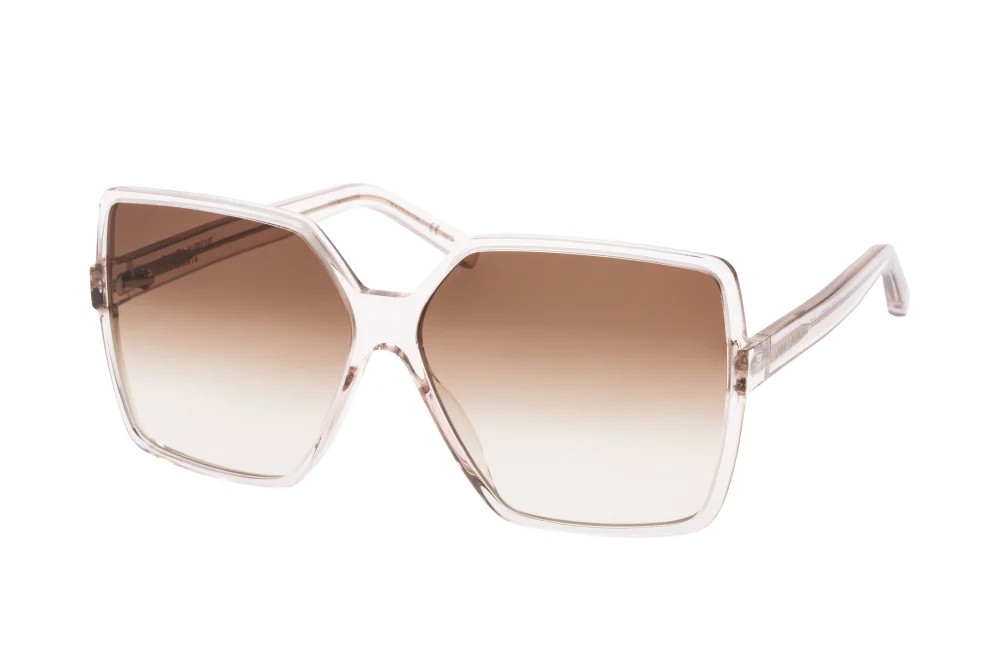Saint Laurent SL232 BETTY - 005 - 63 Okulary przeciwsłoneczne Przezroczysty Kanciaste
