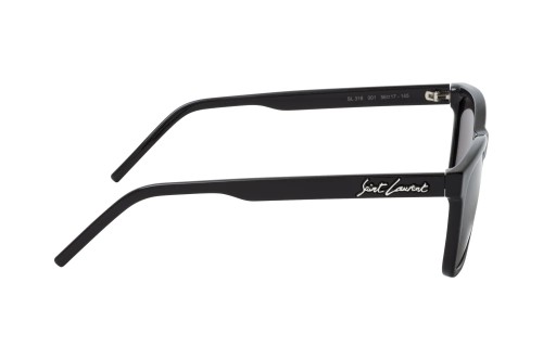 Saint Laurent SL318 - 001 - 56 Okulary przeciwsłoneczne Czarny Kanciaste