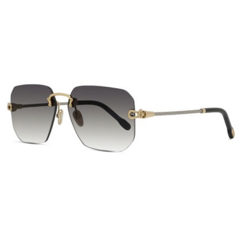 Fred FG40067U - 30B - 60 Okulary przeciwsłoneczne Złoty Kanciaste