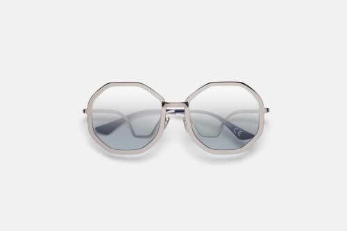 Marni 3TD Kamiora - 58 Okulary przeciwsłoneczne Srebrny Geometryczny