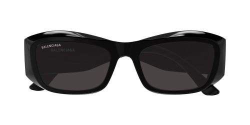 Balenciaga BB0397SA - 001 - 54 Okulary przeciwsłoneczne Czarny Kanciaste
