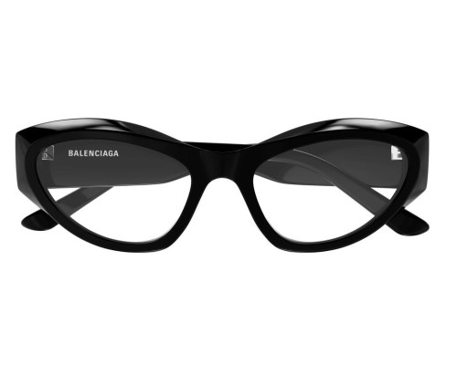 Balenciaga BB0400O - 001 - 55 Oprawki korekcyjne Czarny Kocie oczy