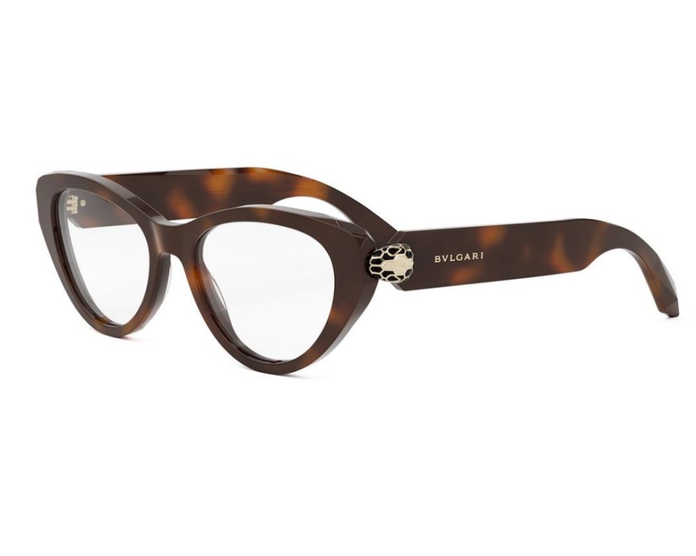 Bvlgari BV50029I SERPENTI - 053 - 52 Oprawki korekcyjne Havanna Kocie oczy