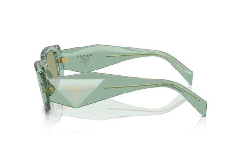 PRADA PR 17WS - 11R10E - 49 Okulary przeciwsłoneczne Kanciaste