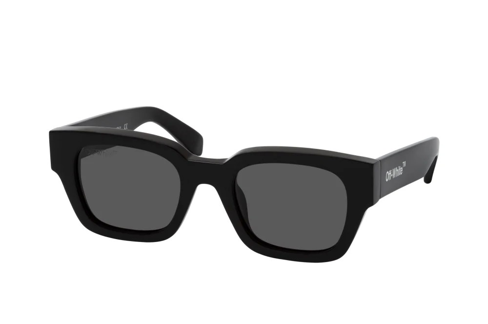Off-White OERI018 ZURICH - 1007 - 51 Okulary przeciwsłoneczne Czarny Kanciaste