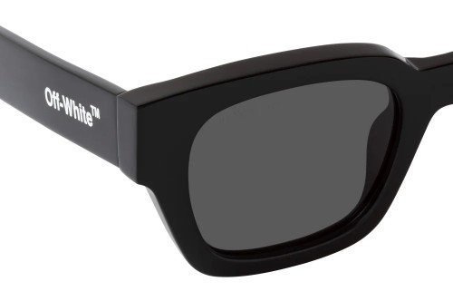 Off-White OERI018 ZURICH - 1007 - 51 Okulary przeciwsłoneczne Czarny Kanciaste