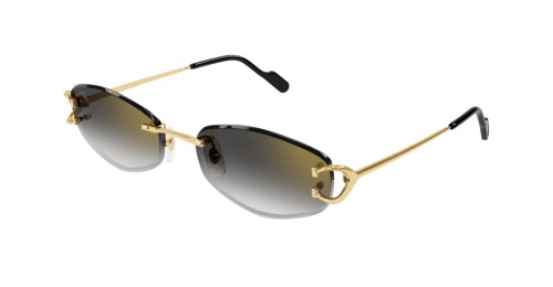 Cartier CT0467S - 001 - 57 Okulary przeciwsłoneczne Owalny