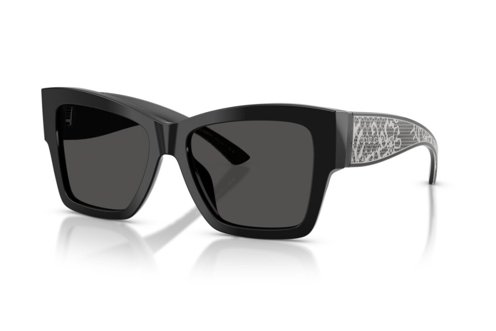 DOLCE & GABBANA DG4493 - ​501/87 - ​55 Okulary przeciwsłoneczne Czarny Kanciaste