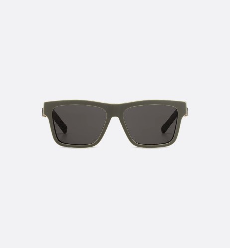 Dior DIORB23 S4I - 64A0 V - 56 Okulary przeciwsłoneczne Zielony Kanciaste