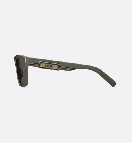 Dior DIORB23 S4I - 64A0 V - 56 Okulary przeciwsłoneczne Zielony Kanciaste