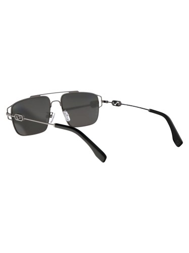 Fendi FE40090U - 14C - 56 Okulary przeciwsłoneczne Czarny Pilotki (aviator)