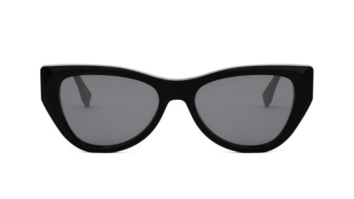 Fendi FE40149I - 01A - 54 Okulary przeciwsłoneczne Czarny Kocie oczy