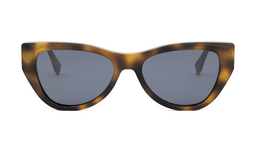 Fendi FE40149I - 53V - 54 Okulary przeciwsłoneczne Havanna Kocie oczy