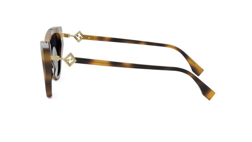 Fendi FE40149I - 53V - 54 Okulary przeciwsłoneczne Havanna Kocie oczy