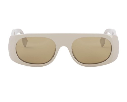 Fendi FE40169I - 45E - 54 Okulary przeciwsłoneczne Beżowy Kanciaste