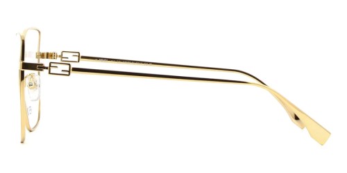 Fendi FE50084U - 030 - 56 Oprawki korekcyjne Złoty Kanciaste