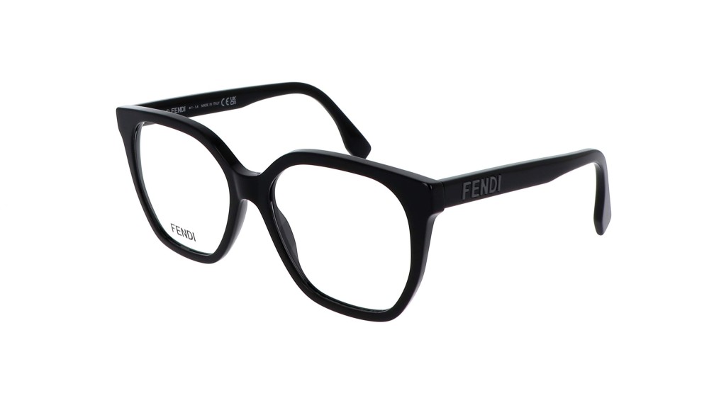 Fendi FE50087I - 001 - 54 Oprawki korekcyjne Czarny Kanciaste