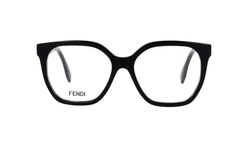 Fendi FE50087I - 001 - 54 Oprawki korekcyjne Czarny Kanciaste