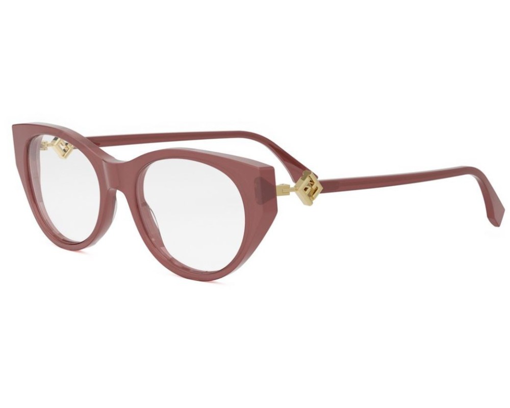 Fendi FE50099I - 069 - 53 Oprawki korekcyjne Różowy Kocie oczy