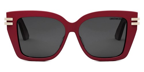 Dior CDIOR S1F - 35A0 D - 56 Okulary przeciwsłoneczne Czerwony Kanciaste