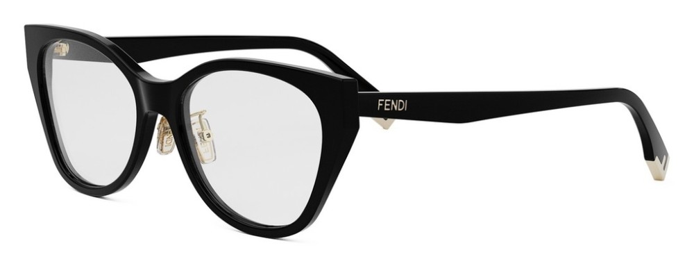 Fendi FE50120F - 001 - 54 Oprawki korekcyjne Czarny Kocie oczy