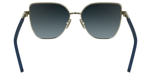 Lanvin LNV132S - 721 - 57 Okulary przeciwsłoneczne Złoty Kanciaste