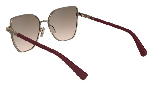 Lanvin LNV132S - 773 - 57 Okulary przeciwsłoneczne Różowe złoto Kanciaste
