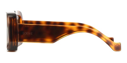 Loewe LW40064U - 52G - 56 Okulary przeciwsłoneczne Havanna Kanciaste