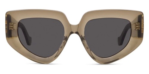 Loewe LW40154U - 96A - 51 Okulary przeciwsłoneczne Brązowy Kocie oczy