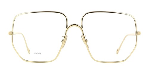 Loewe LW50079U - 032 - 58 Oprawki korekcyjne Złoty Kanciaste