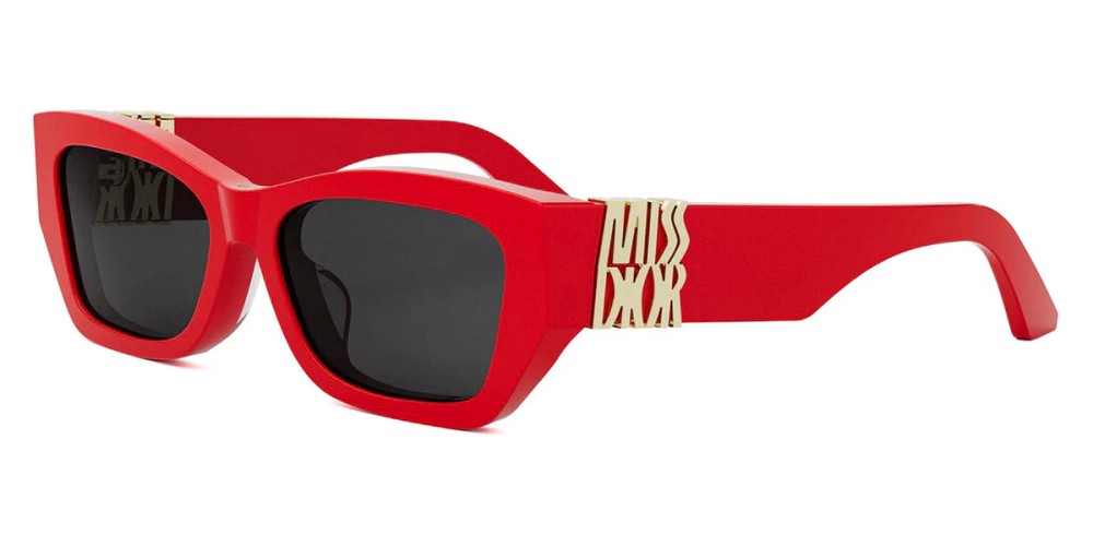 Dior MISSDIOR S1F - 35A0 O - 56 Okulary przeciwsłoneczne Czerwony Kanciaste