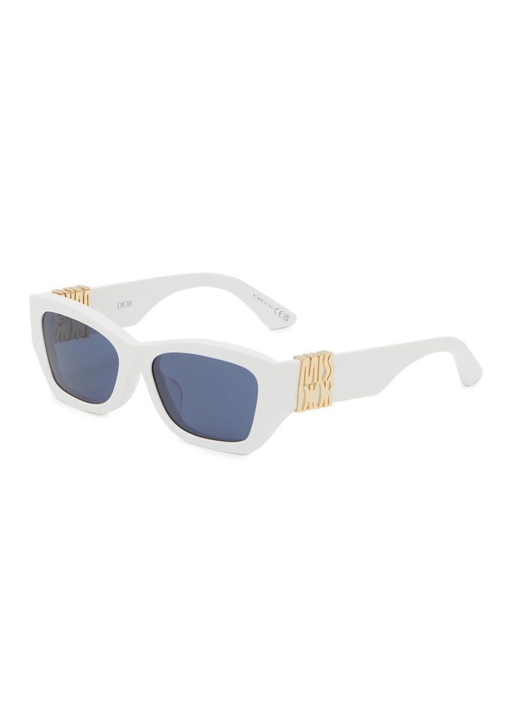Dior MISSDIOR S1F - 50B0 O - 56 Okulary przeciwsłoneczne Biały Kanciaste