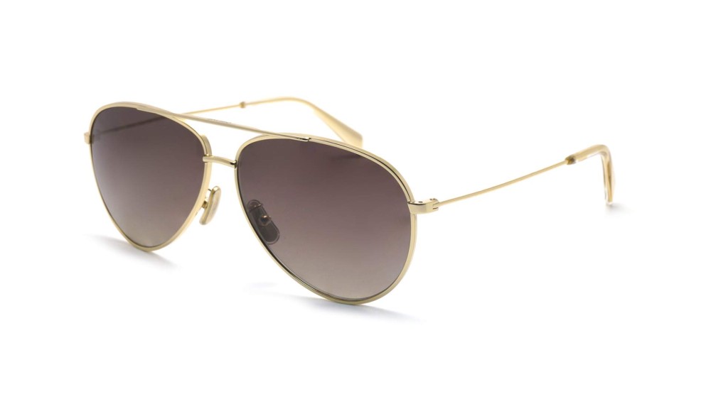 Celine CL40062U - 30D - 61 - Z SOCZEWKAMI POLARYZACYJNYMI Okulary przeciwsłoneczne Złoty Pilotki (aviator)