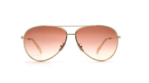 Celine CL40062U - 30T - 59 Okulary przeciwsłoneczne Złoty Pilotki (aviator)