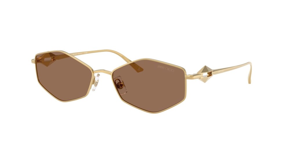 Jimmy Choo JC4017 - ​302373 - ​55 Okulary przeciwsłoneczne Złoty Owalny